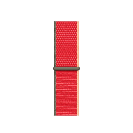 Loop Type Sport Watch Band For Apple Watch Ultra 49mm&Watch Ultra 2 49mm / Series 9&8&7 45mm / SE 3&SE 2&6&SE&5&4 44mm / 3&2&1 42mm(Red) by bashfashion