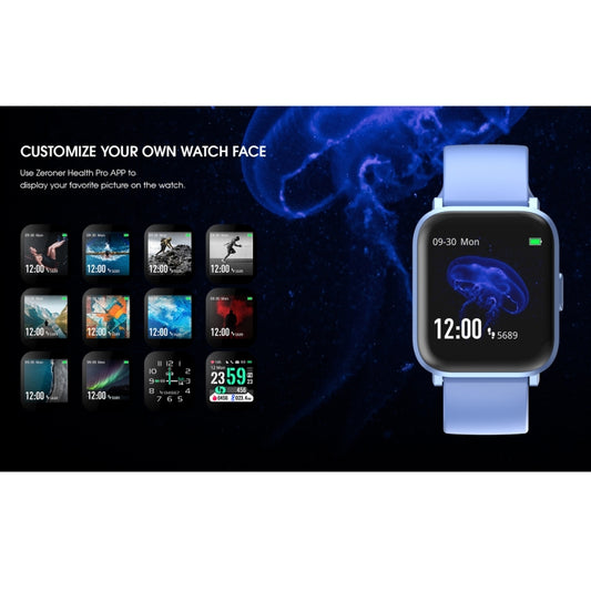 CS201C 1.3 inch IPS Color Screen 5ATM Waterproof Sport Smart Watch, Support Sleep Monitoring / Heart Rate Monitoring / Sport Mode / Call Reminder(Blue) by bashfashion
