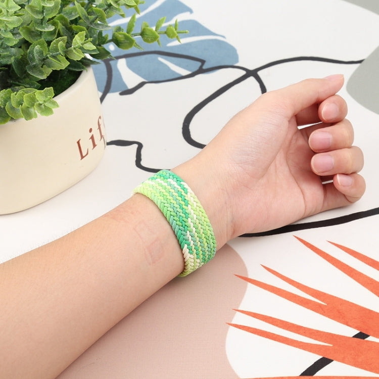 Single Loop Weaving Nylon Watch Band, Size: M 145mm For Apple Watch Series 9&8&7 41mm / SE 3&SE 2&6&SE&5&4 40mm / 3&2&1 38mm(Strawberry Red) by bashfashion