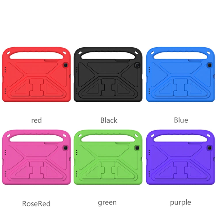 For Samsung Galaxy Tab A 8.0 2019 SM-T290 / SM-T295 Handle Portable EVA Shockproof Anti Falling Protective Case with Triangle Holder(Purple) by bashfashion