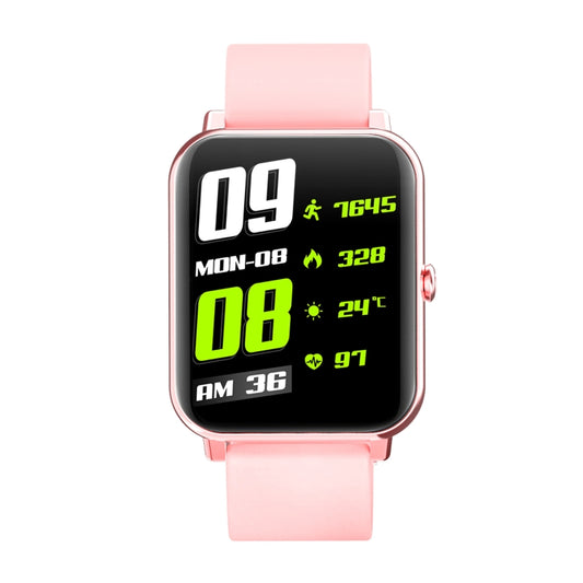 F15 Pro 1.69 inch TFT Screen IP67 Waterproof Smart Watch, Support Body Temperature Monitoring / Sleep Monitoring / Heart Rate Monitoring / Incoming Call Reminder(Pink) by bashfashion