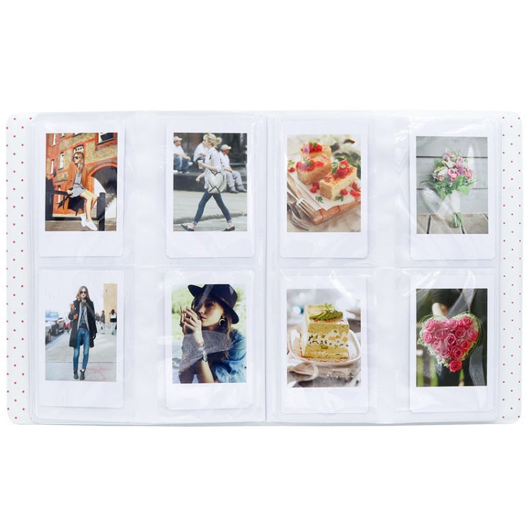 128 Pockets Photo Book Album Name Card Holder for Fujifilm Instax Mini 8 /7s /70 /25 /50s /90(Orange) by bashfashion