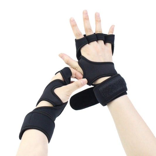 Sports Riding Gloves Silicone pull-up Exercise Gloves, Size:M(Reinforced Black) by bashfashion