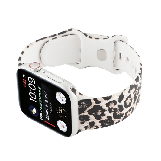 8-buckle Printed Strap Watch Band For Apple Watch Ultra 49mm&Watch Ultra 2 49mm / Series 9&8&7 45mm / SE 3&SE 2&6&SE&5&4 44mm / 3&2&1 42mm(Leopard) by bashfashion