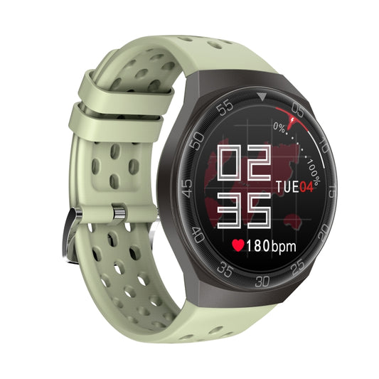 MT68 1.28 inch IPS Screen Bluetooth 5.0 IP67 Waterproof Smart Watch, Support Sleep Monitor / Multi-sports Mode / Heart Rate Monitor / Blood Pressure Monitoring(Green) by bashfashion