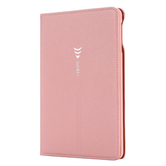 For iPad Mini 2019 & 4 & 3 & 2 & 1 GEBEI PU+TPU Horizontal Flip Protective Case with Holder & Card Slots(Rose Gold) by GEBEI
