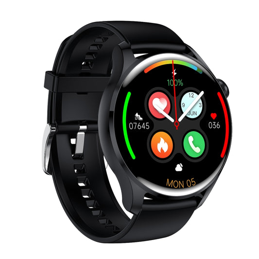 M103 1.35 inch IPS Color Screen IP67 Waterproof Smart Watch, Support Sleep Monitoring / Heart Rate Monitoring / Bluetooth Call / Music Playback, Style: Silicone Strap(Black) by bashfashion