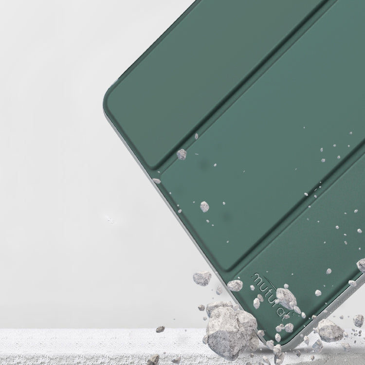 For iPad mini 6 / mini 2024 Mutural Horizontal Flip Tablet Case with Holder & Pen Slot(Red) by Mutural