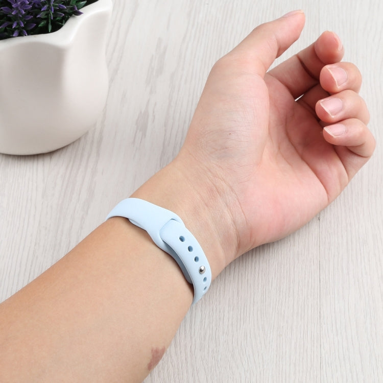 Slimming Silicone Watch Band For Apple Watch Ultra 49mm&Watch Ultra 2 49mm / Series 9&8&7 45mm / SE 3&SE 2&6&SE&5&4 44mm / 3&2&1 42mm(Midnight Blue) by bashfashion