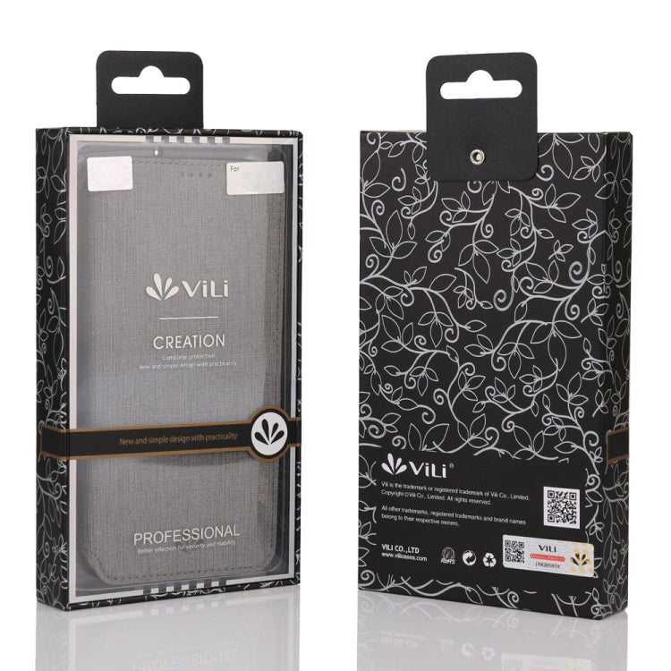 For Sony Xperia 5 ViLi Shockproof TPU + PU Horizontal Flip Protective Case with Card Slot & Holder(Black) by ViLi