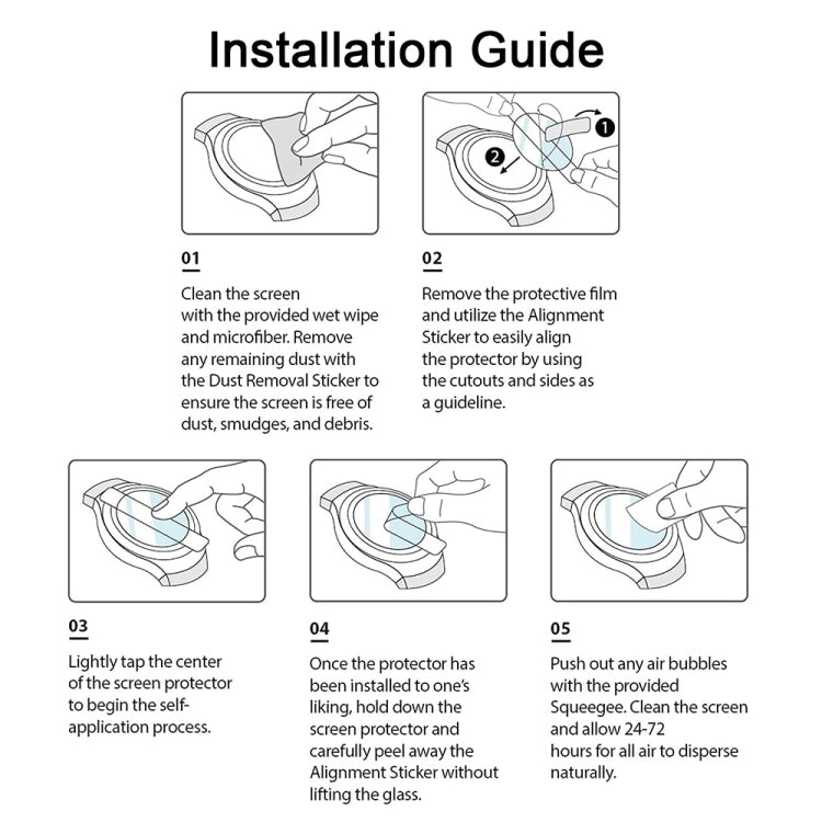 For Samsung Gear S3 42mm 50 PCS Soft Hydrogel Film Watch Screen Protector by bashfashion