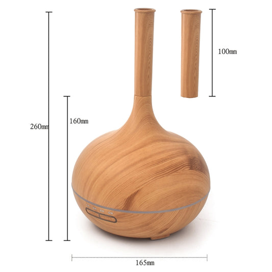 Creative Fragrance Machine Pointed Mouth Humidifier Automatic Alcohol Sprayer with Colorful LED Light, Plug Specification:UK Plug(Light Brown) by bashfashion