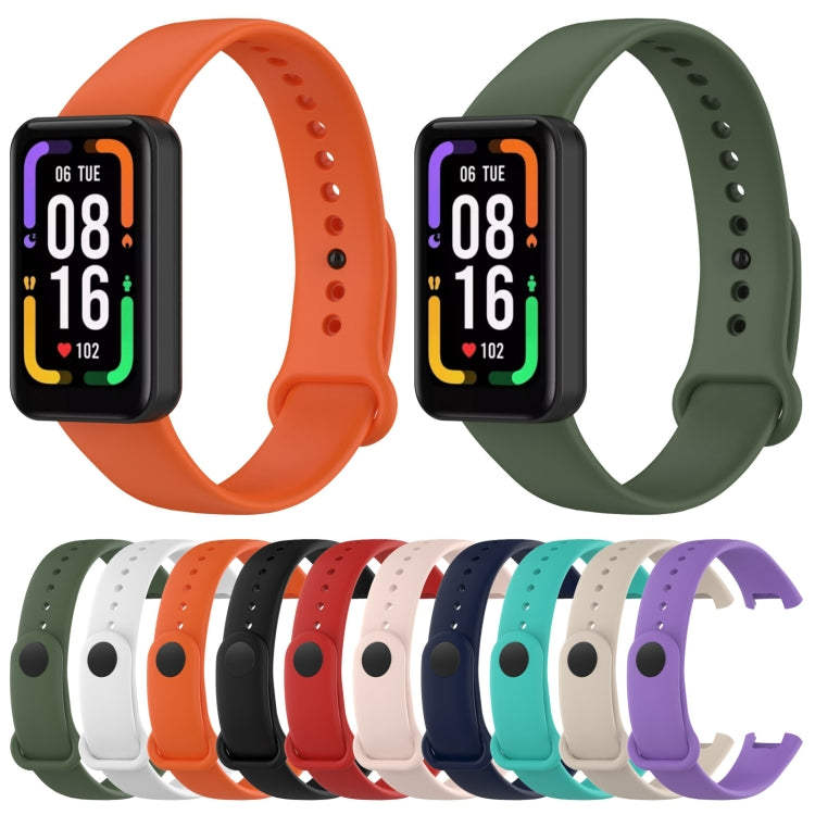For Xiaomi Redmi Smart Band Pro Silicone Watch Band(Orange) by bashfashion