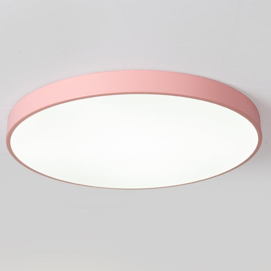 Macaron LED Round Ceiling Lamp, Stepless Dimming, Size:50cm(Pink) by bashfashion