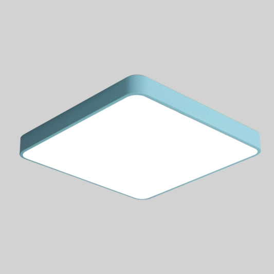 Macaron LED Square Ceiling Lamp, Stepless Dimming, Size:50cm(Blue) by bashfashion