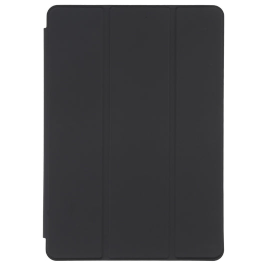 For Xiaomi Mi Pad 5 Pen Slot Transparent Back Cover Leather Tablet Case(Black) by bashfashion