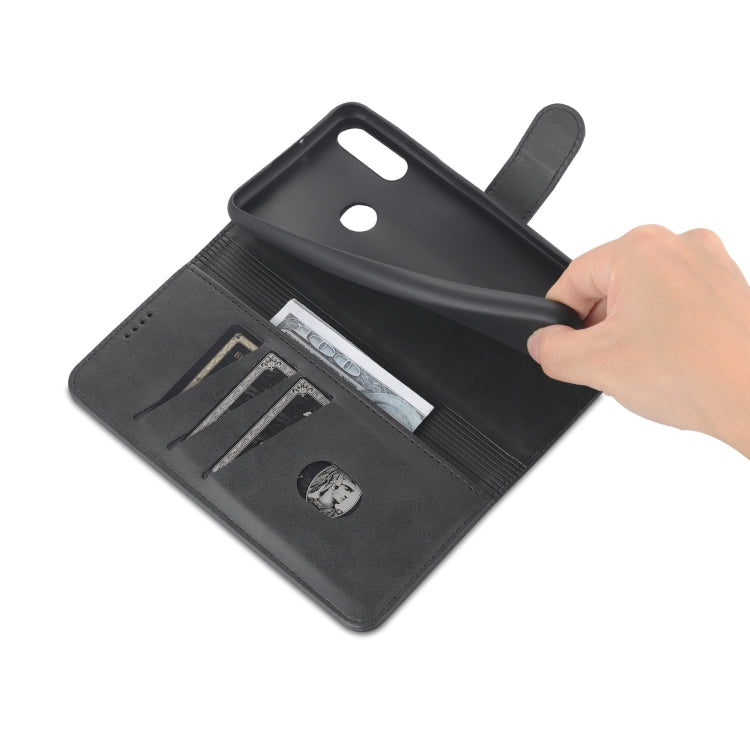 For Huawei Enjoy 20e AZNS Skin Feel Calf Texture Horizontal Flip Leather Phone Case(Black) by AZNS