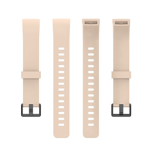 For Realme Band RMA199 Solid Color Silicone Watch Band(Light Pink) by bashfashion
