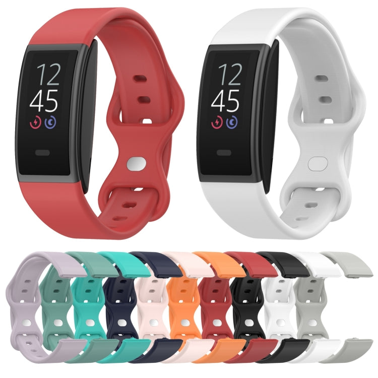 For Amazon Halo View Silicone Butterfly Buckle Watch Band, Size:L(Sand Pink) by bashfashion