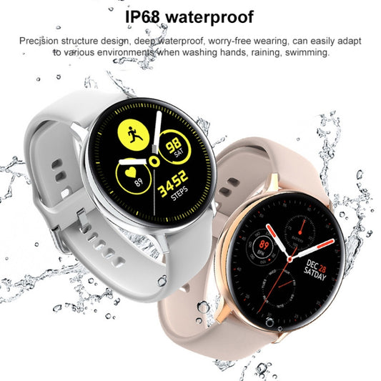 S30 1.28 inch TFT Screen Smart Wristband, Support Body Temperature Monitoring/Sleep Monitoring(Silver Steel) by bashfashion