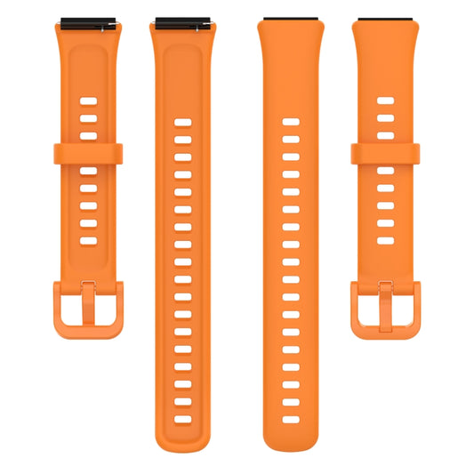 For Huawei Band 7 Silicone Watch Band(Orange) by bashfashion