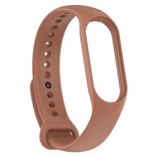 For Xiaomi Mi Band 7 / 7NFC / 6 / 6 NFC / 5 / 5 NFC / Amazfit Band 5 Official Silicone Watch Band(Brown) by bashfashion