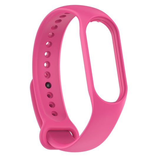 For Xiaomi Mi Band 7 / 7NFC / 6 / 6 NFC / 5 / 5 NFC / Amazfit Band 5 Official Silicone Watch Band(Rose Pink) by bashfashion