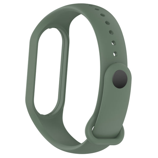 For Xiaomi Mi Band 7 / 7NFC / 6 / 6 NFC / 5 / 5 NFC / Amazfit Band 5 Official Silicone Watch Band(Army Green) by bashfashion