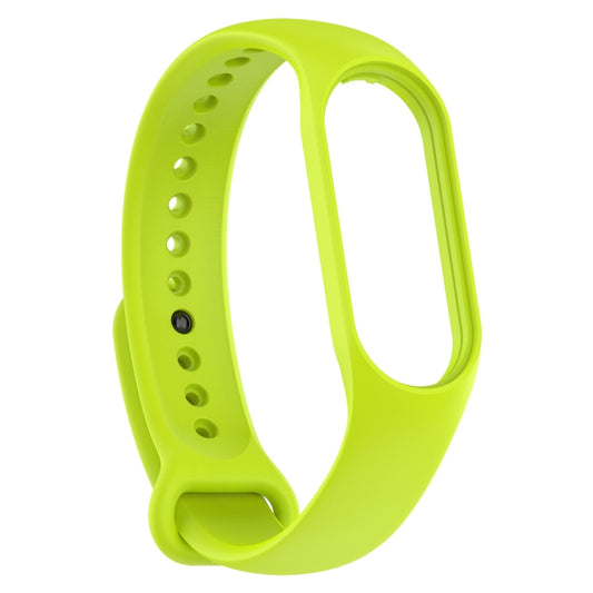 For Xiaomi Mi Band 7 / 7NFC / 6 / 6 NFC / 5 / 5 NFC / Amazfit Band 5 Official Silicone Watch Band(Lime Green) by bashfashion