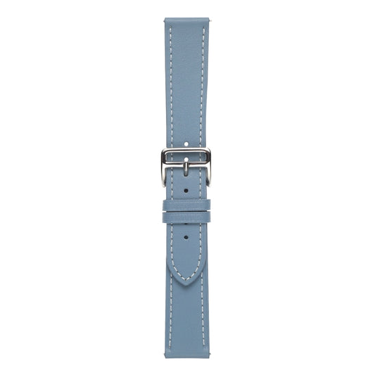 For Samsung Galaxy Watch4 40mm / 44mm Plain Weave Leather Watch Band(Sky Blue) by bashfashion