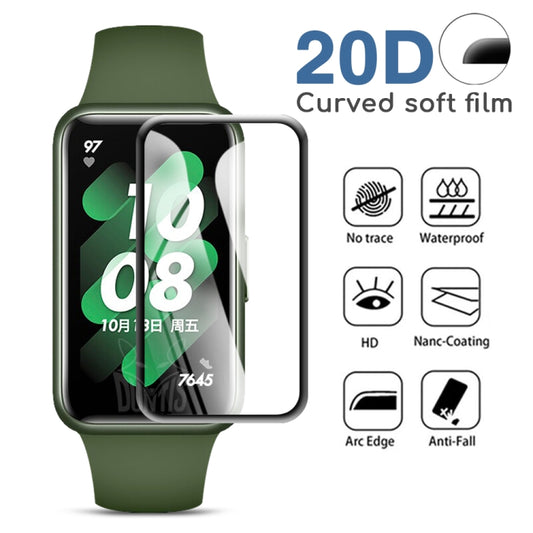5 PCS For Huawei Band 7 / 7 NFC 3D Composite Hot Bending Screen Film by bashfashion