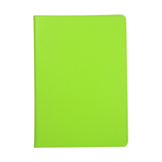 For Lenovo M10 Plus 3rd Litchi Texture 360 Degrees Rotation Leather Tablet Case with Holder(Green) by bashfashion