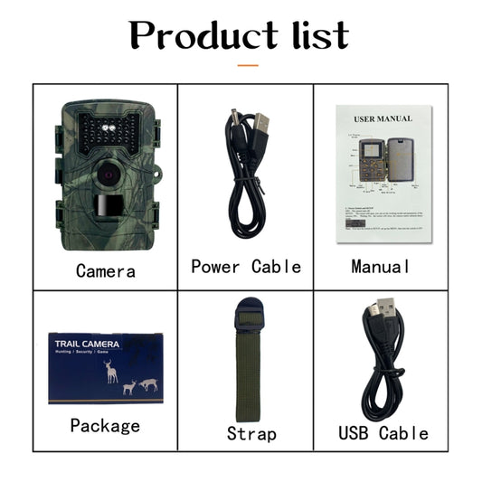PR2000 2 Inch LCD Screen Infrared Night Vision Wildlife Hunting Trail Camera by bashfashion