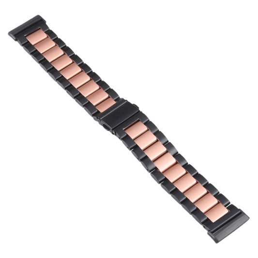 For Fitbit Versa 4/Sense 2/Versa 3/Sense 3 Beads Stainless Steel Watch Band by bashfashion