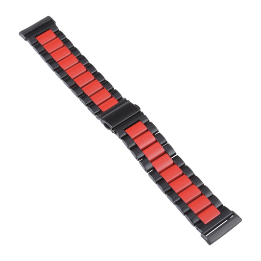 For Fitbit Versa 4/Sense 2/Versa 3/Sense 3 Beads Stainless Steel Watch Band by bashfashion