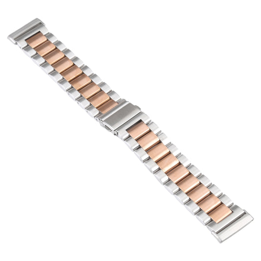 For Fitbit Versa 4/Sense 2/Versa 3/Sense 3 Beads Stainless Steel Watch Band by bashfashion