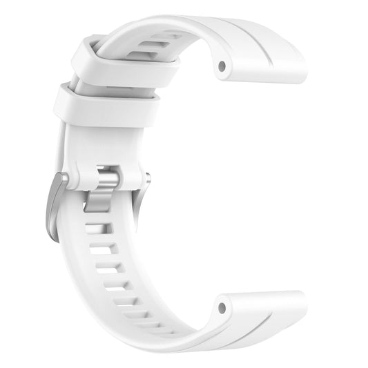 For Garmin Forerunner 955 / 255 / 745 22mm Silicone Watch Band(White) by bashfashion