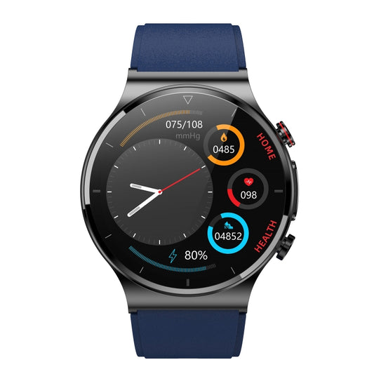 E300 1.32 Inch Screen TPU Watch Strap Smart Health Watch Supports Body Temperature Monitoring, ECG monitoring blood pressure(Blue) by bashfashion