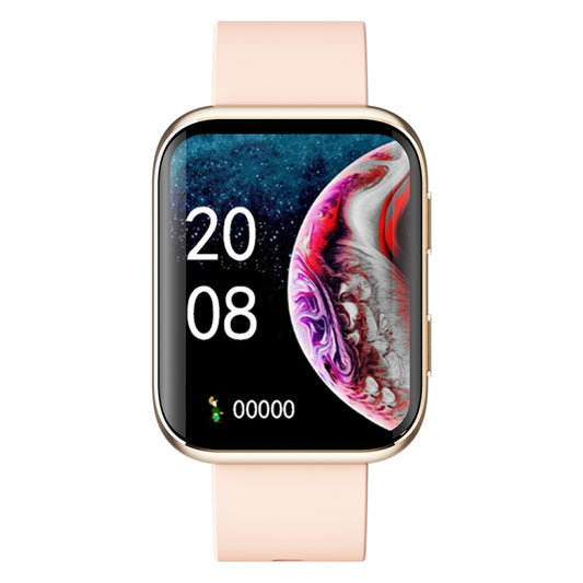 GX08 1.69 Inch Square Screen Smart Watch Supports Heart Rate Detection, Blood Pressure Detection, Blood Oxygen Detection(Gold) by bashfashion