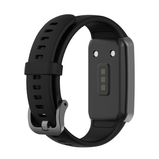 For Huawei Band 6 Silicone Watch Band(Black) by bashfashion