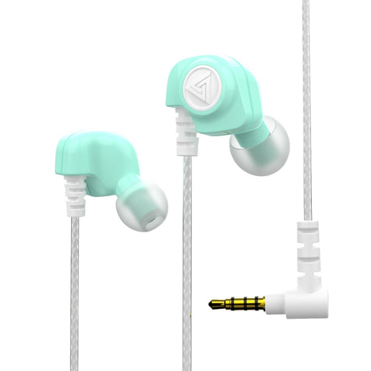 QKZ SK5 In-ear Subwoofer Wire-controlled Music Earphone with Mic(Green) by QKZ