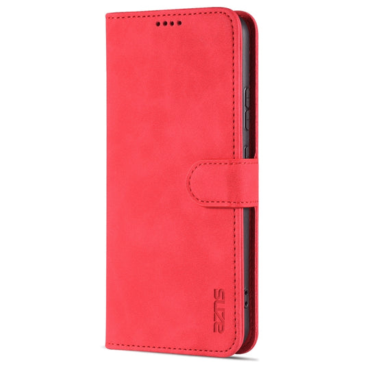 For Huawei nova 10 AZNS Skin Feel Calf Texture Flip Leather Phone Case(Red) by AZNS