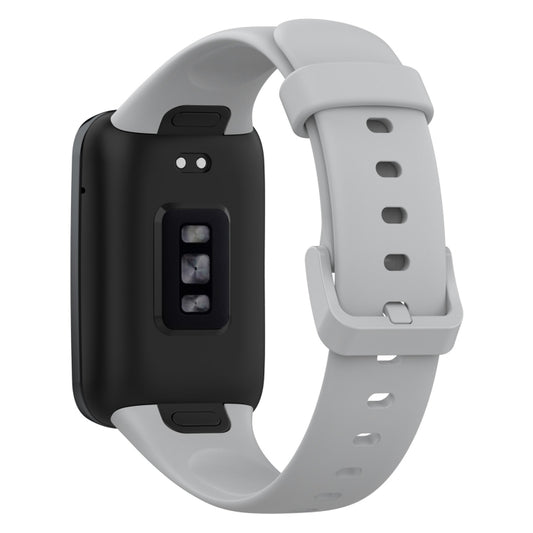 For Xiaomi Mi Band 7 Pro Solid Color Silicone Watch Band(Grey) by bashfashion