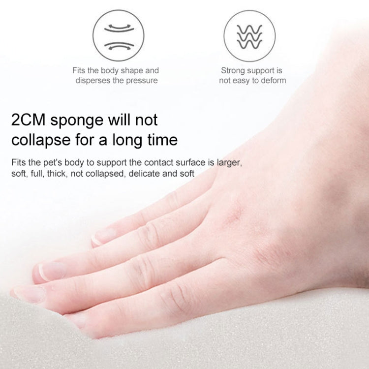 Semi-enclosed Pet Cat and Dog Bed Dog Kennel Pad Pet Supplies, Size:M(Blue Penguin) by bashfashion