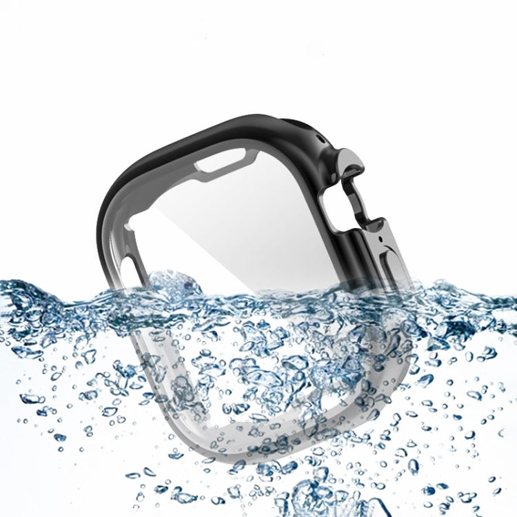 PET Film TPU Watch Case For Apple Watch Ultra 1 / 2 / 3 49mm(Red) by bashfashion