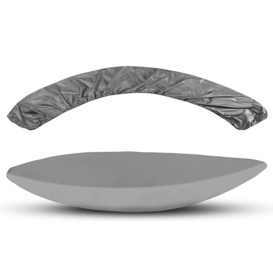 210D Oxford Cloth Outdoor Waterproof Sunscreen Kayak Cover, For:5.1-5.5m(Grey) by bashfashion