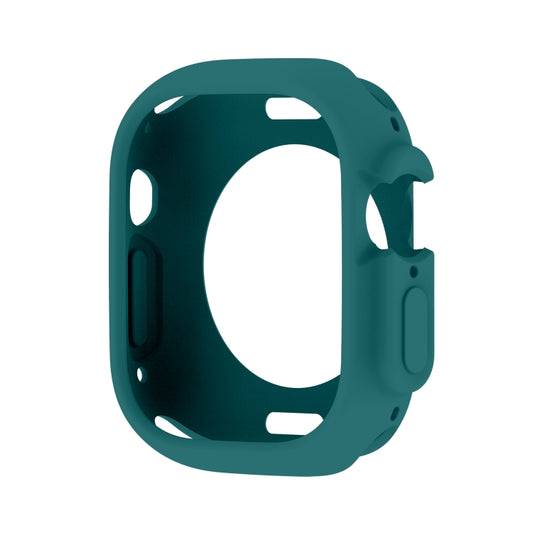 For Apple Watch Ultra 3 / 2 / 1 49mm Candy TPU Protective Case(Dark Green) by bashfashion