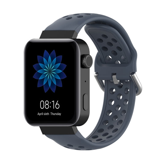 For Xiaomi Watch / Huawei Honor S1 18mm Solid Color Sport Watch Band(Grey) by bashfashion