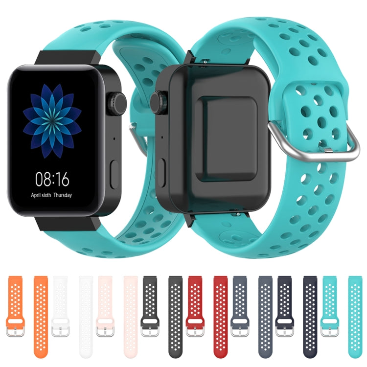 For Xiaomi Watch / Huawei Honor S1 18mm Solid Color Sport Watch Band(Grey) by bashfashion