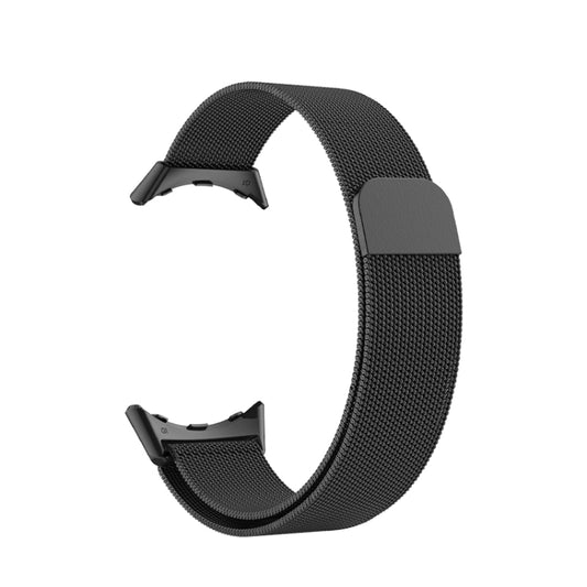 For Google Pixel Watch Milanese Stainless Steel Metal Watch Band(Black) by bashfashion